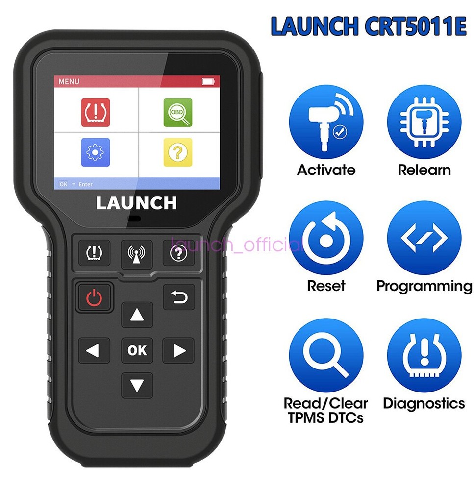LAUNCH CRT5011E TPMS Relearn Tool Tire Pressure Sensor Programing Diagnosis Tool