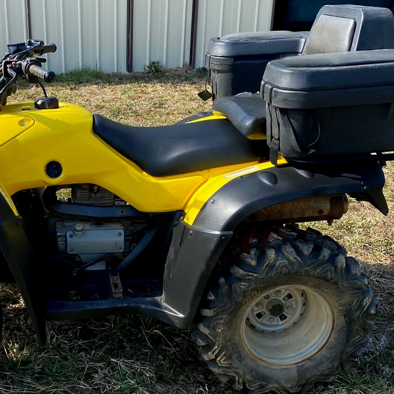 For Honda TRX400FA TRX400FGA Rancher 400 4x4 2004-2007 Complete Seat Black