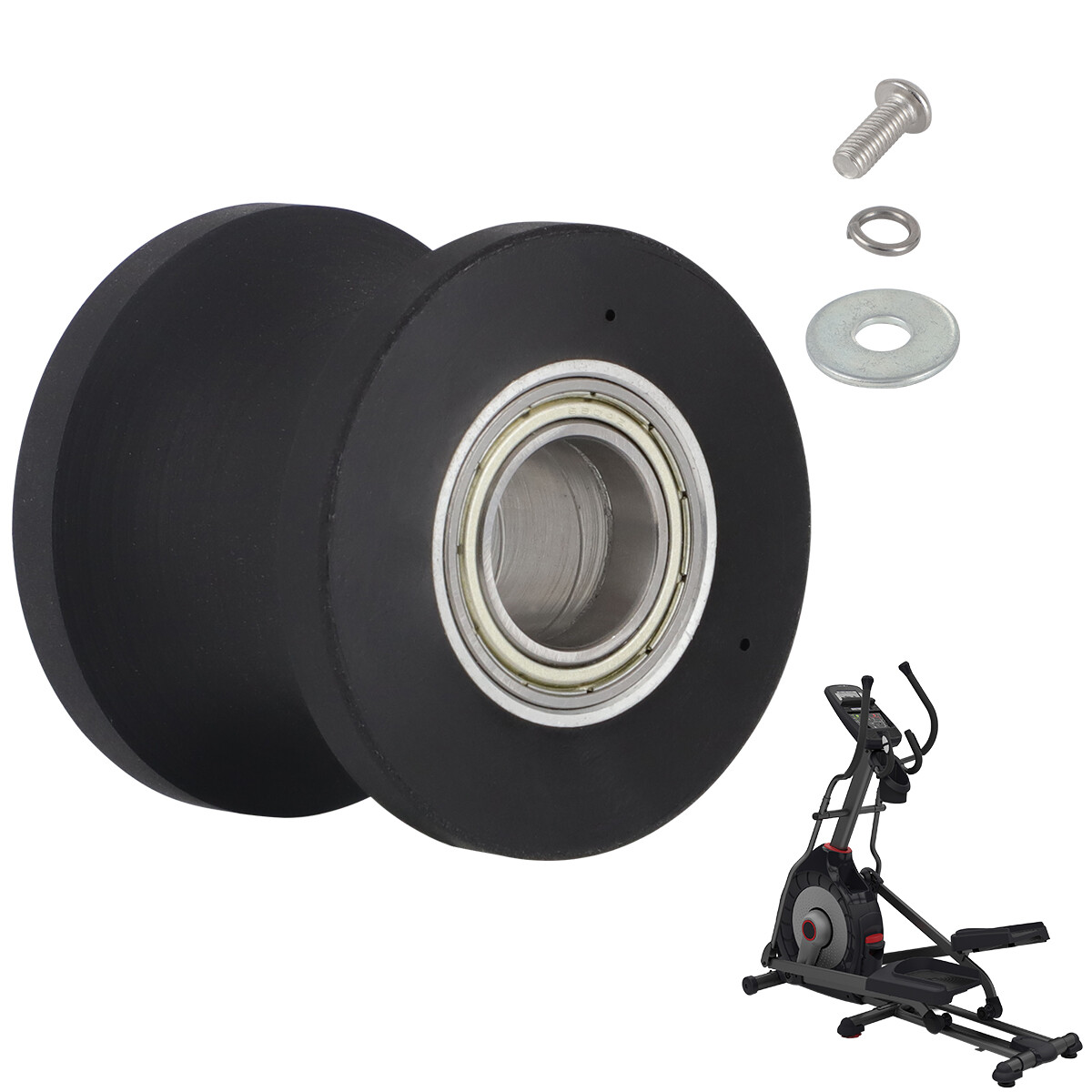 Elliptical U Groove Guide Wheel Roller For Schwinn Nautilus E430 E470 E614 E616