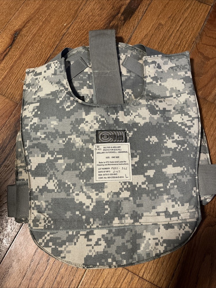 Point Blank Deltoid & Axillary Outershell  and inserts You Get Front And Back