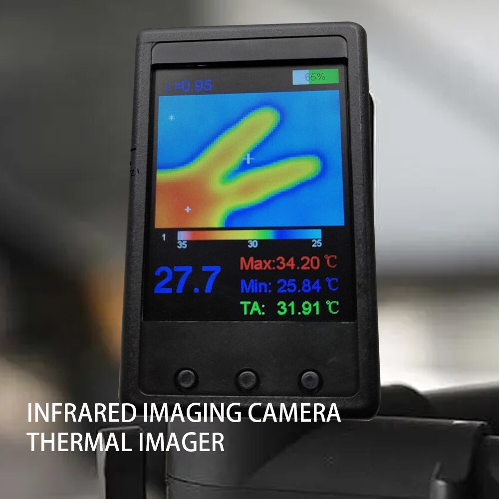Handheld 2.4" LCD Infrared Imaging Camera Thermal Imager Temperature Detector