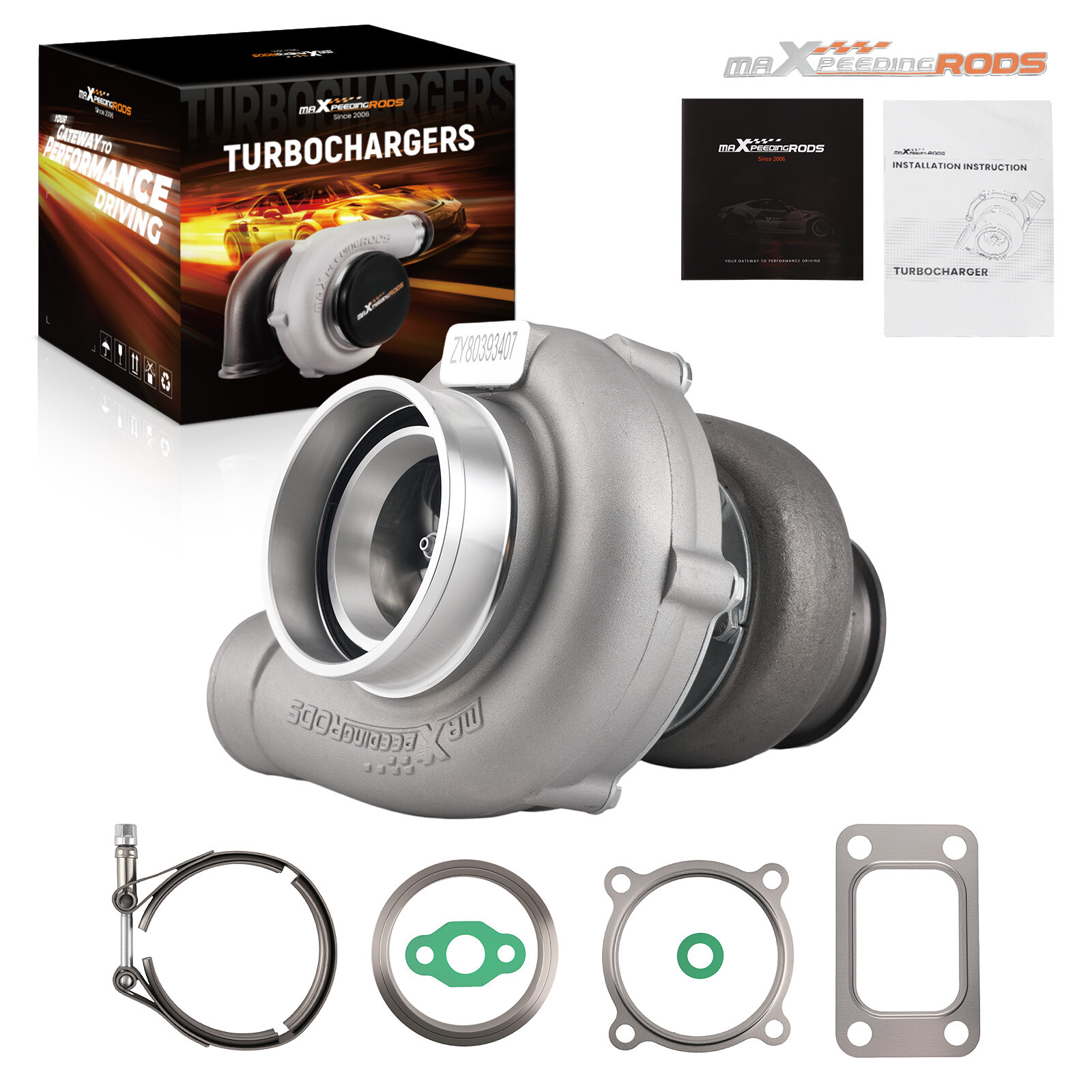 Upgrade Billet T3 V-Band GT3582 GT35 A/R .70  A/R .63 Turbo Up to 600BHP