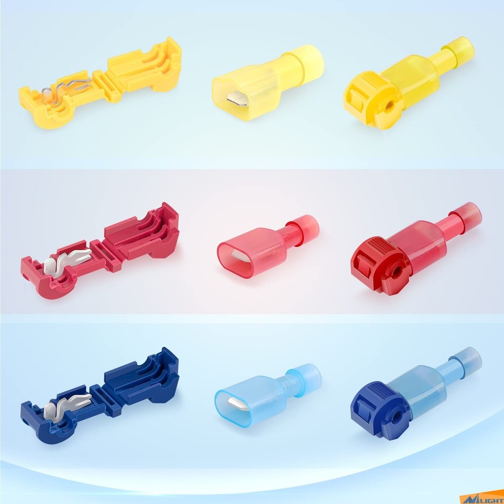 Nilight 360PCS T-Tap Wire Connectors Self-Stripping Quick Splice Electrical Wire