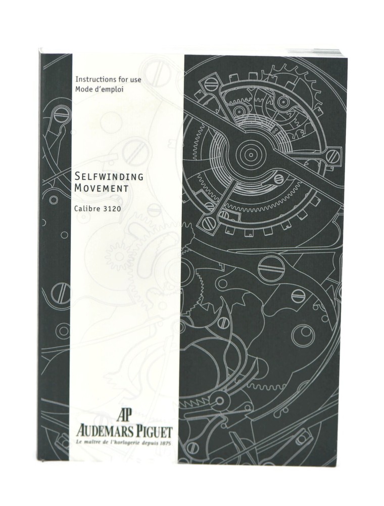 Audemars Piguet Cal 3120 Booklet Manual