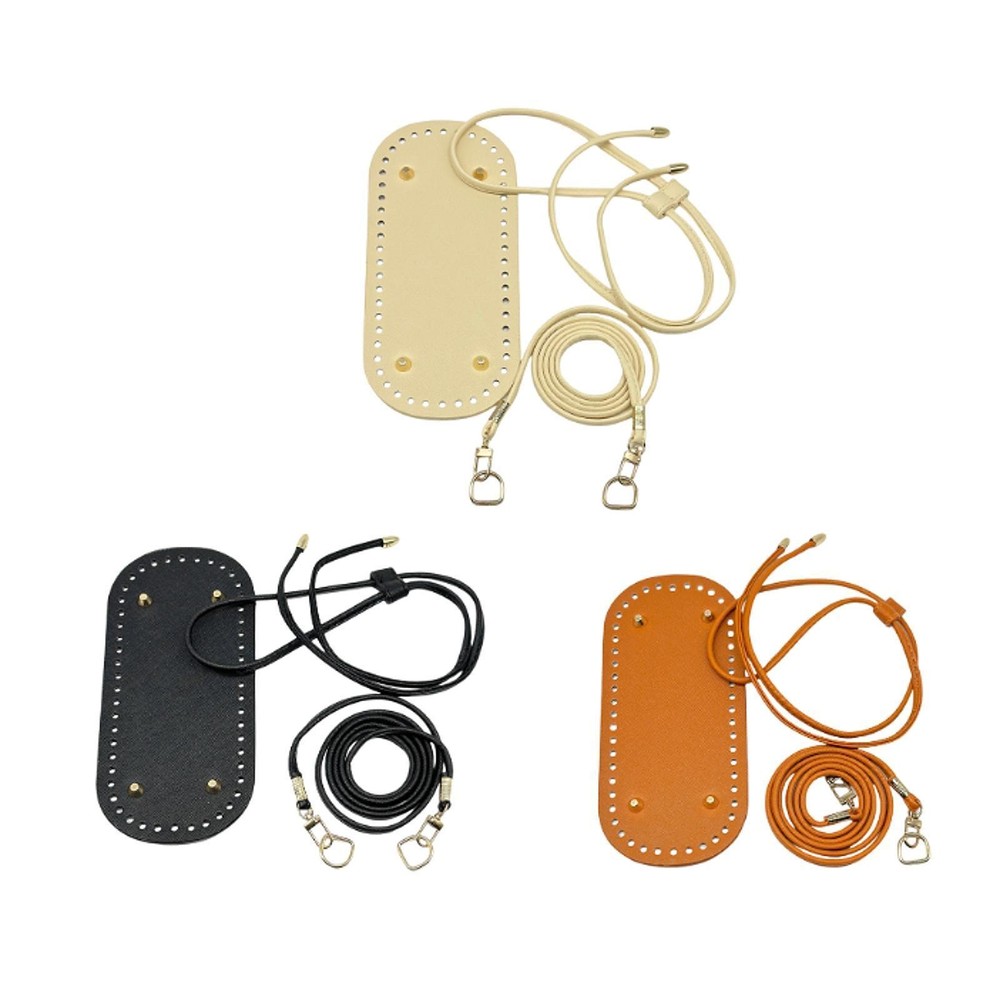 Bag Bottom PU Leather DIY Bag Knitting Set
