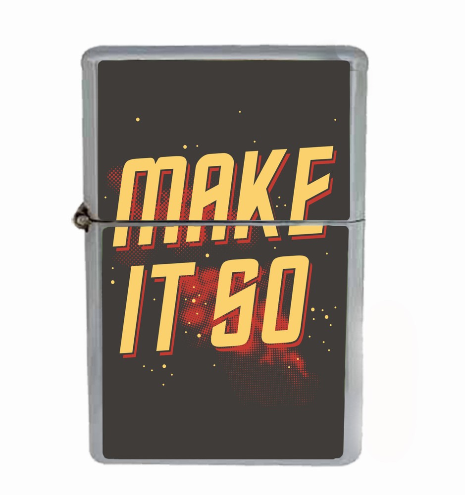 Make It So Rs1 Flip Top Oil Lighter Wind Resistant
