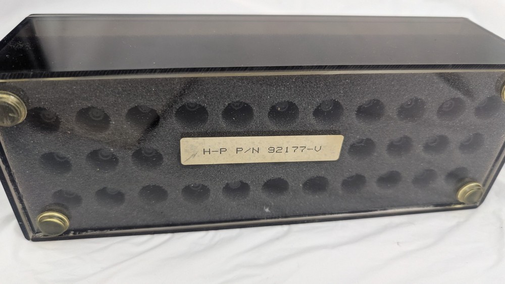 Vintage Hewlett Packard Personal Plotter Pen Organizer with 32 tips