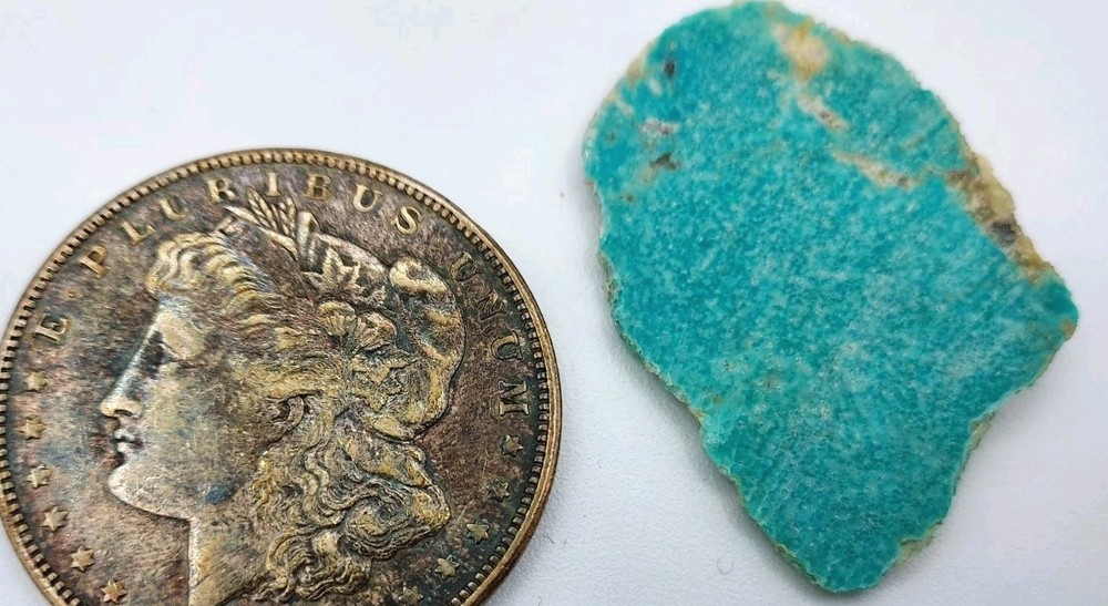 Turquoise Rough Slice