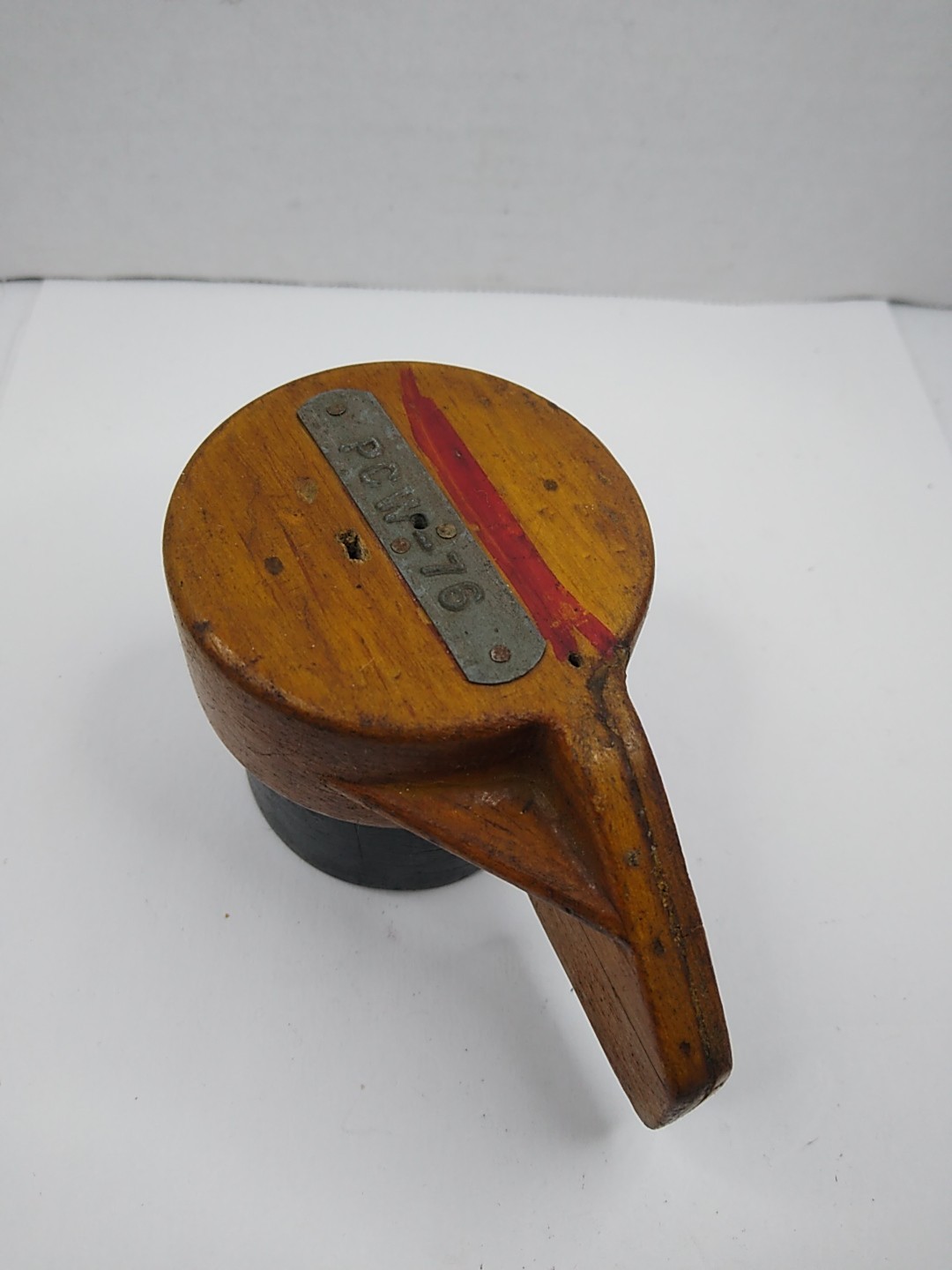 Vintage Wooden Wood Foundry Industrial Mold R.J. Reynolds Steampunk Art