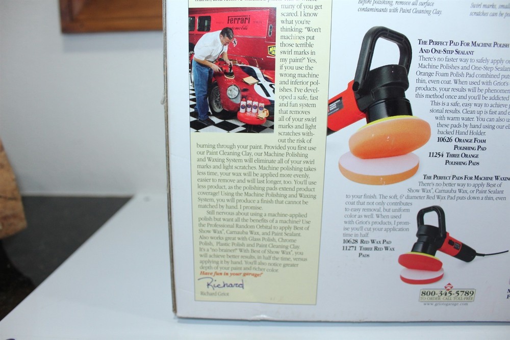 Professional Random Orbital Buffer Polisher 850W Motor Variable Speed