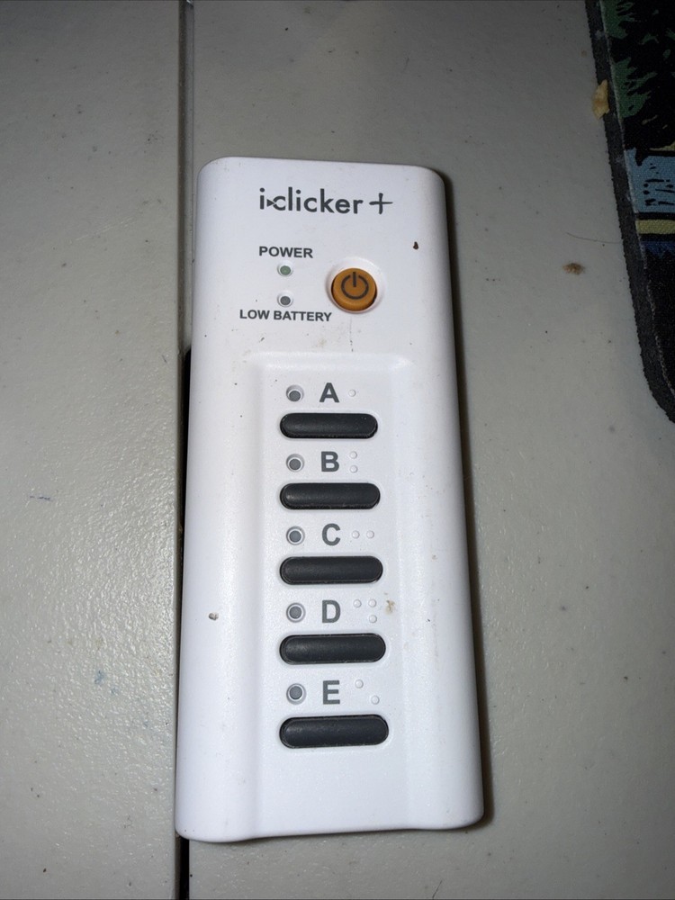 iClicker Plus RLR15 Student Classroom Response System Remote Control Unit