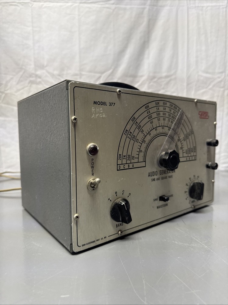 Vintage EICO Model 377 Audio Generator-Sine and Square Wave