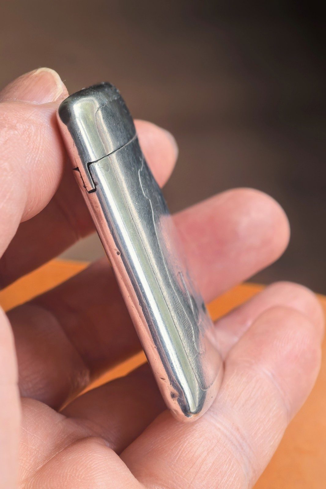 Antique Heavy Sterling Silver Bulldog Match Safe/Vesta Case Exquisite Detail