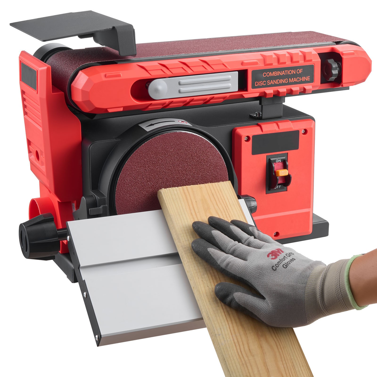 Uimoso 6" Disc and 4" x 36" Belt Sander Combo for Professional Use