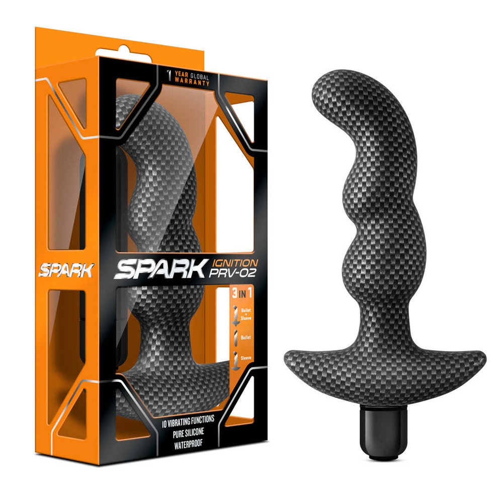 Blush Spark- Prostate Massager Vibrator PSpot Stimulator - 10 Vibration Modes