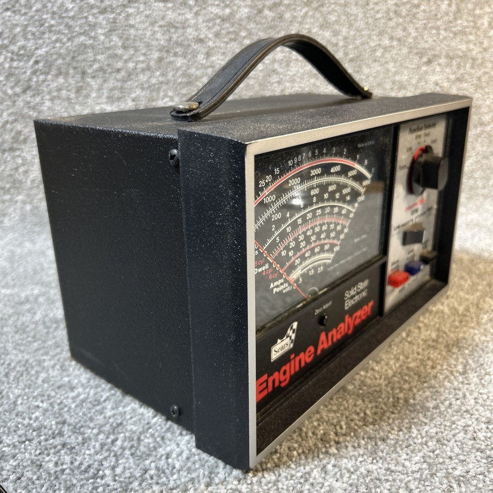 Sears Solid State Electronic Engine Analyzer Model 161.214230 W Cables/Manual