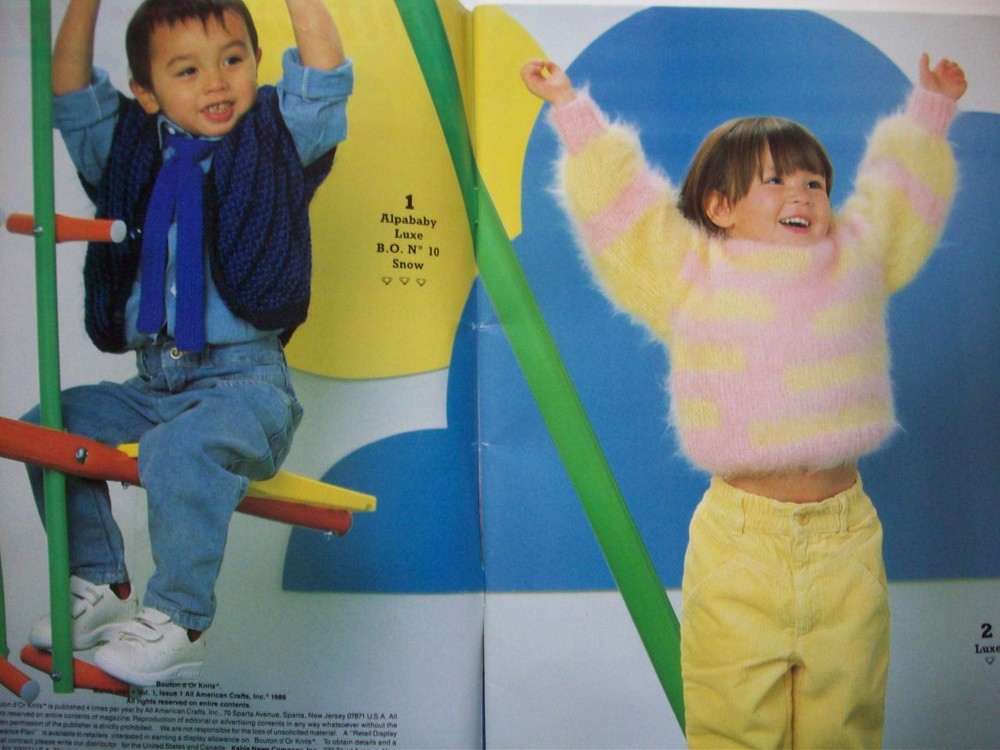 Bouton d'Or Knits patterns for kids sweaters carigans pullovers knitting