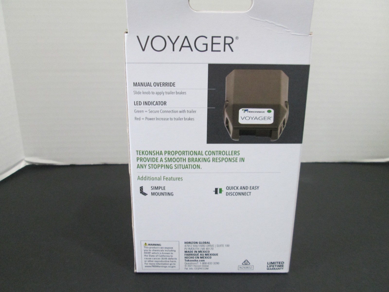 Tekonsha Voyager 9030 Proportional Brake Controller 1-4 Axles Plug & Play