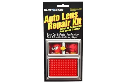 Grid Pattern Auto Lens Repair Kit () Red