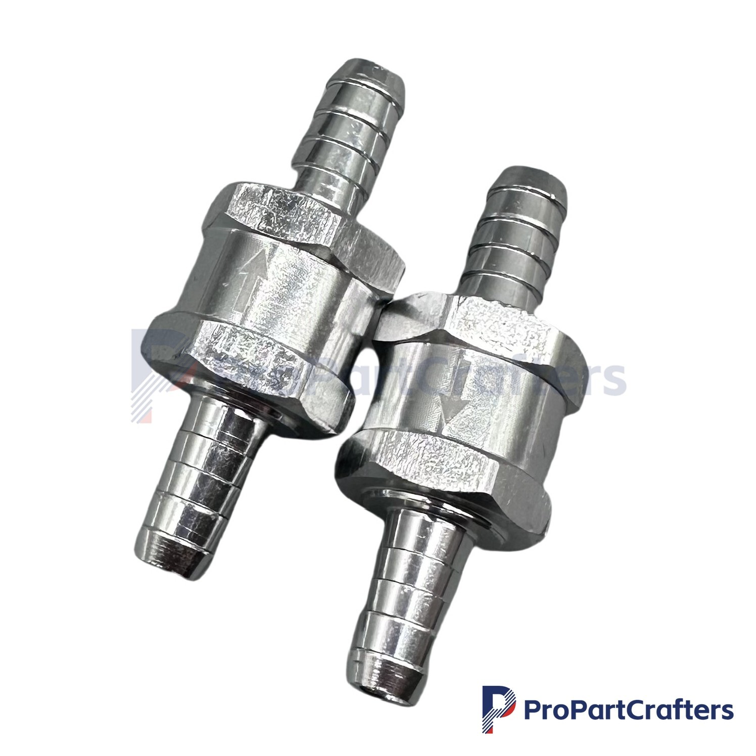 2 Pack 3/8" 10mm Fuel Line Inline Check Valve Fuel Diesel Gas One Way Non Return