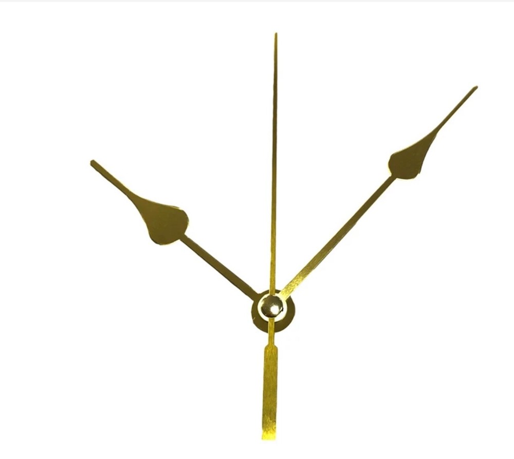 Gold Quartz Clock Movement Hands ~ (US SHIP) HANDS ONLY