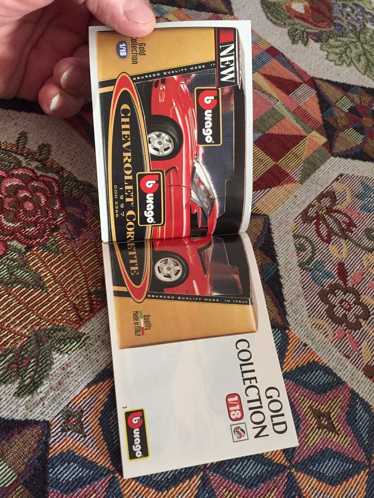 1998 Burago Car Catalog