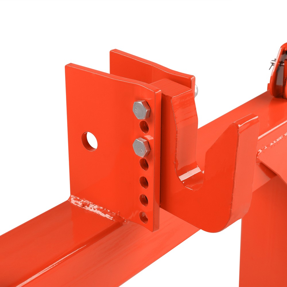 3 Pt Quick Hitch Adapter Attach For Category Cat 1 Cat 2 Tractor 3000lb Orange