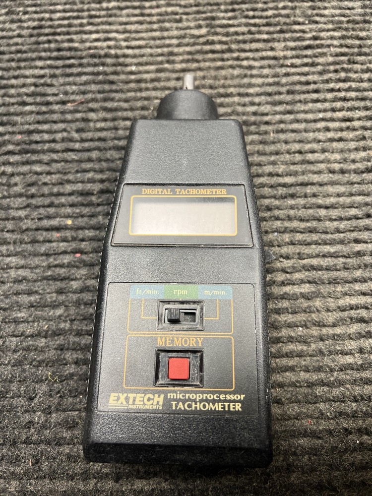 Used Extech Microprocessor Digital  Tachometer