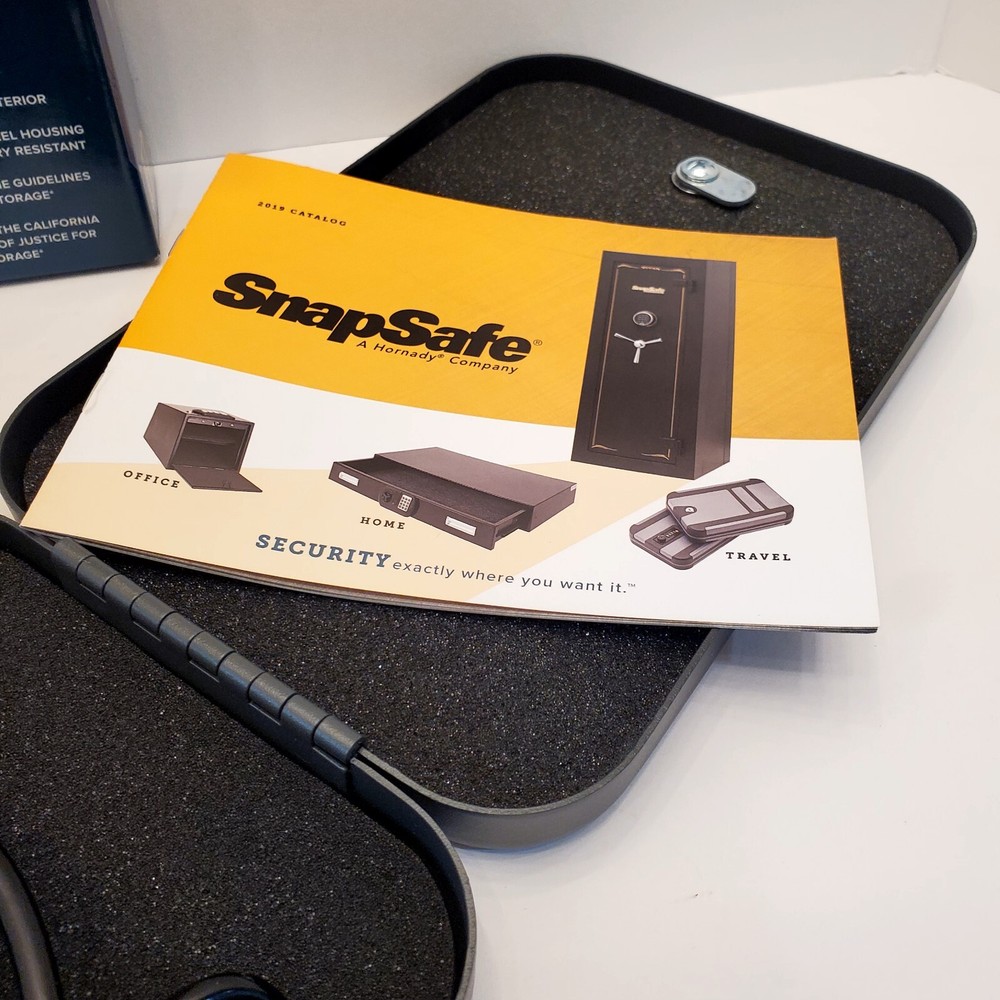 SnapSafe Large Lock Box NIB Handgun Firearm Storage