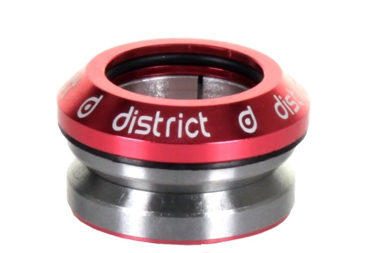 District S-Series Pro Scooter Integrated Headset - Red