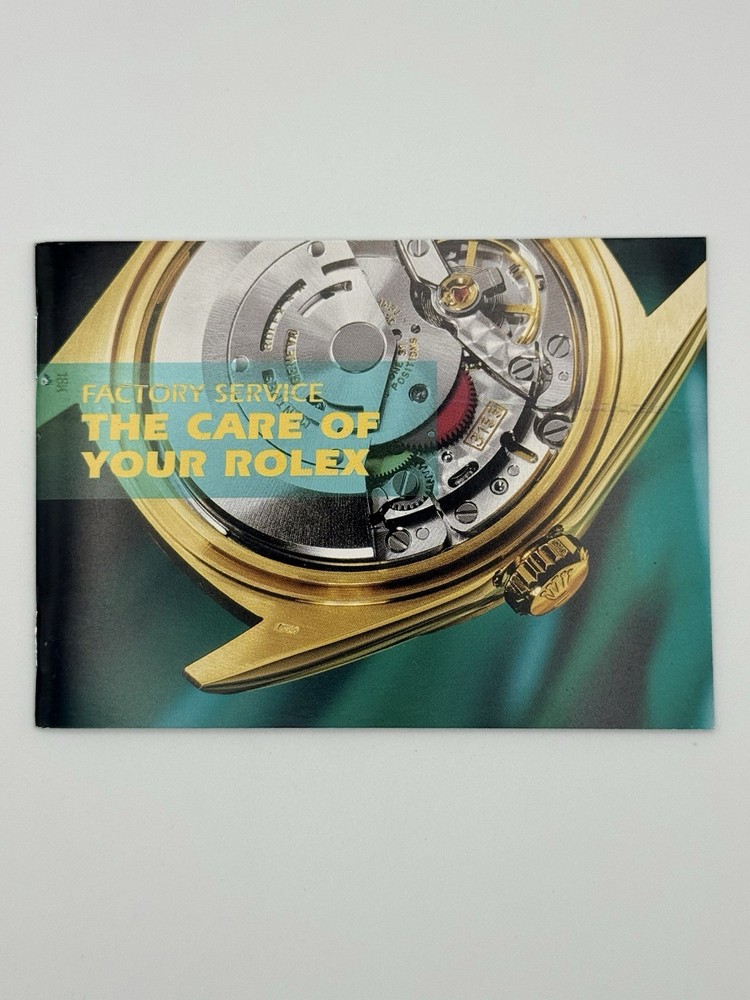 “Factory Service” Authentic Rolex Booklet