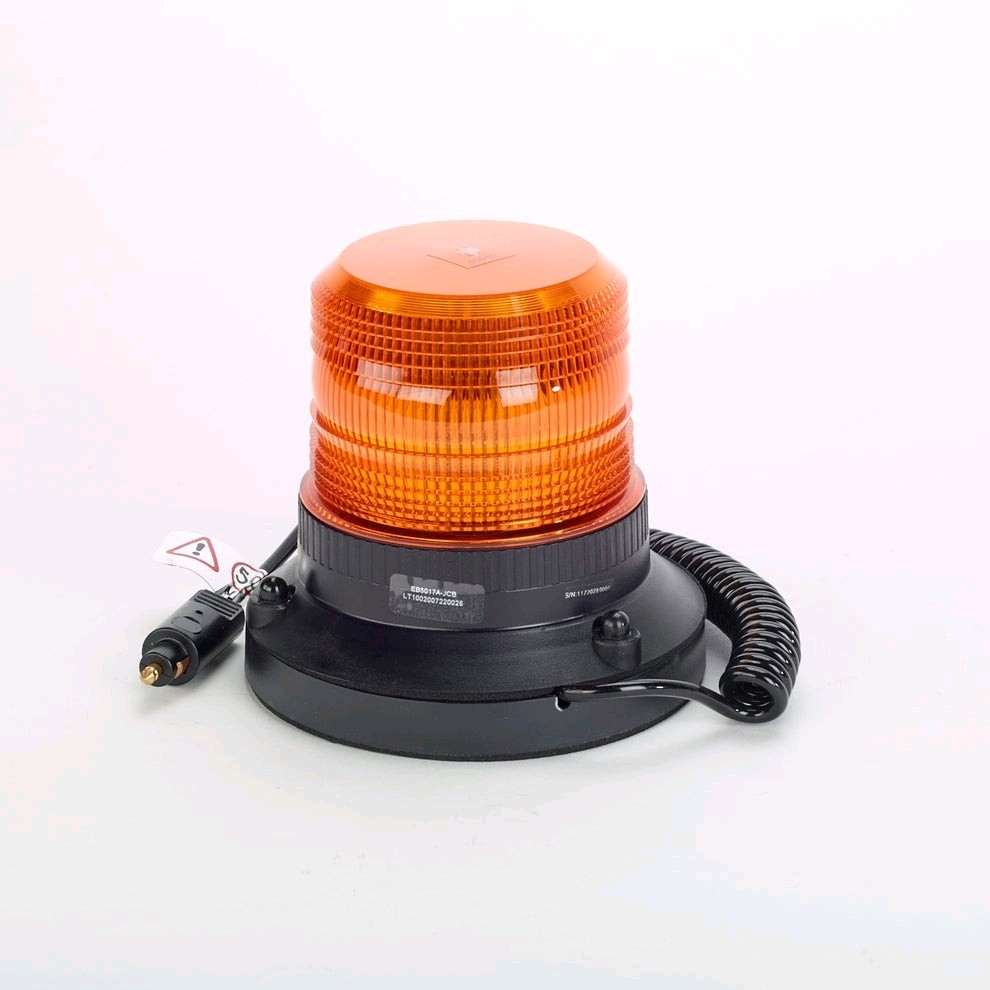 LED Amber Beacon Light 401/E0088 – Magnetic Mount – 12V/24V Warning Strobe