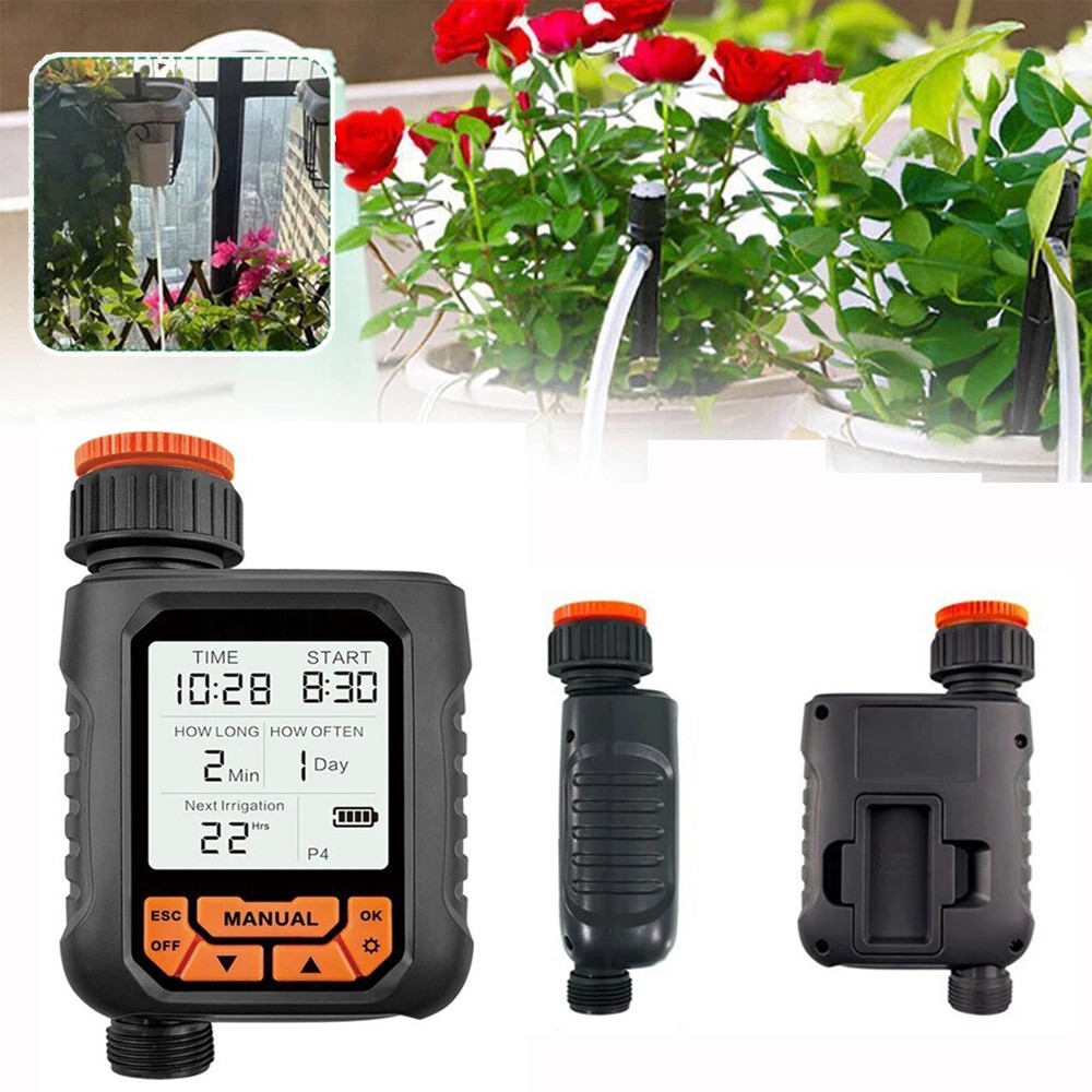 Irrigation Automatic Tap Digital Water Garden Watering Timer System Controller ╏