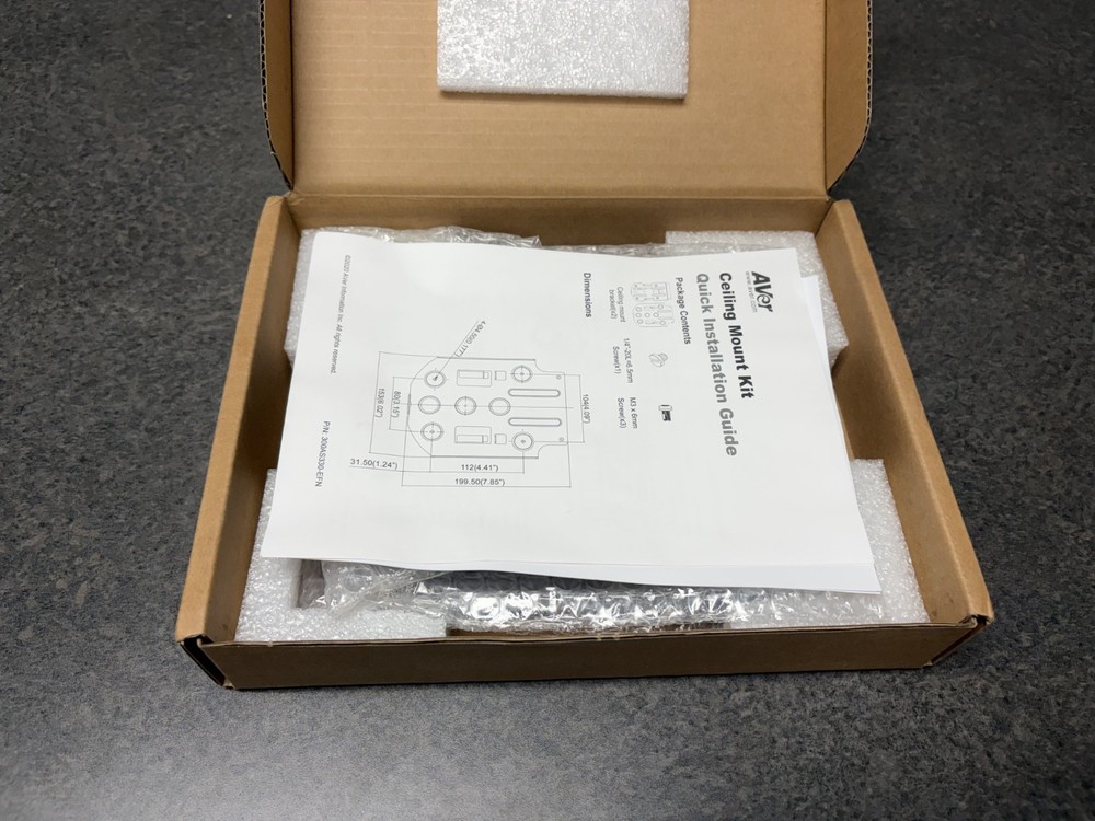 AVer PTZ Camera Ceiling Mount Bracket PTMLTCM01