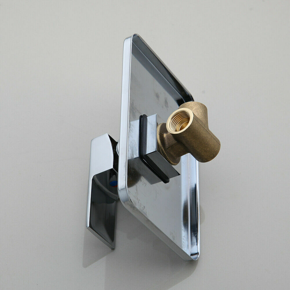 Chrome Wall Mount One Handle Solid Brass Shower Mixer Faucet Control Valve