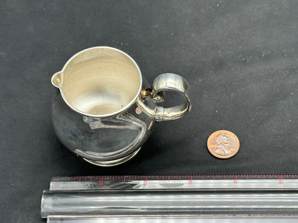 Small CHRISTOFLE SILVERPLATE CREAMER w/ Box