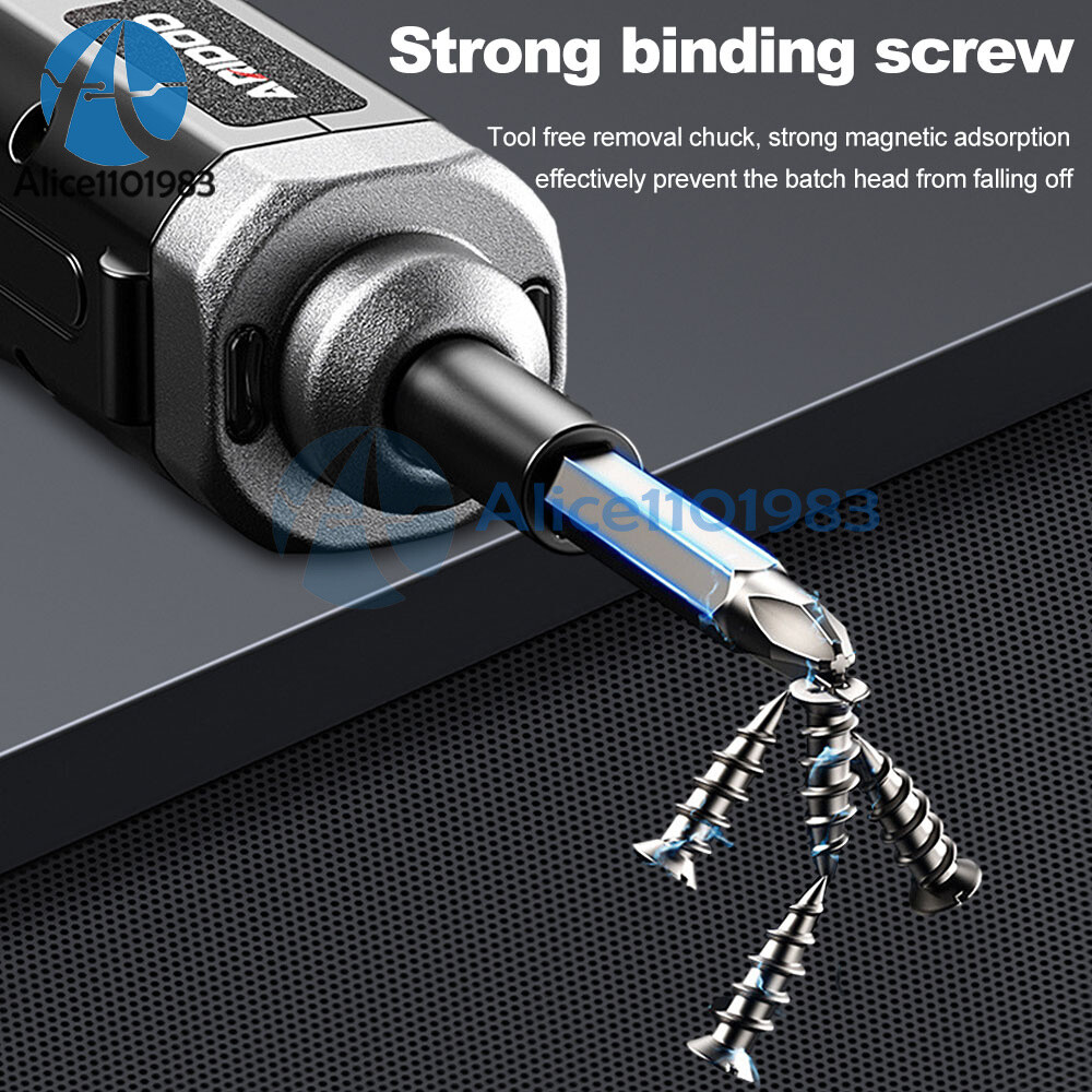 Portable Electric Screwdriver set mini Compact USB rechargeable Screw Driver