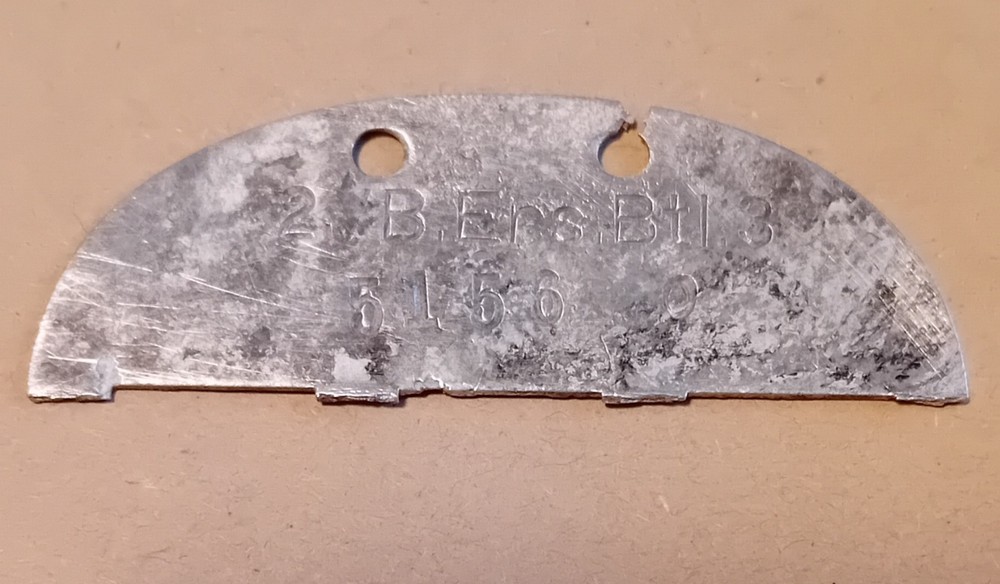 Original Ww2 German Half Dogtag Identification Discs KIA x5