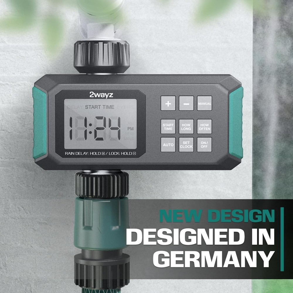 NIB! Water Timer for Hose Automatic Sprinkler Timer with Heavy Duty Threads