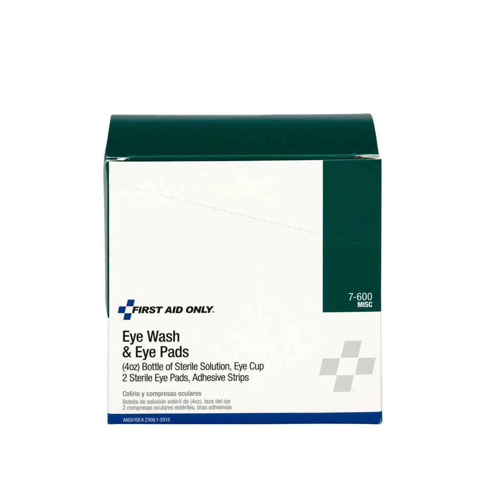 First Aid Only (7-600) Eye Wash Kit - 1/Box