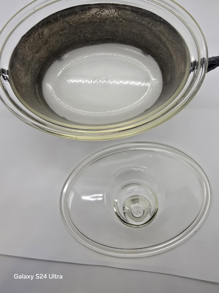 Holland Ware Pyrex Dish. Sheffield on Copper. Beautiful Original Condition.