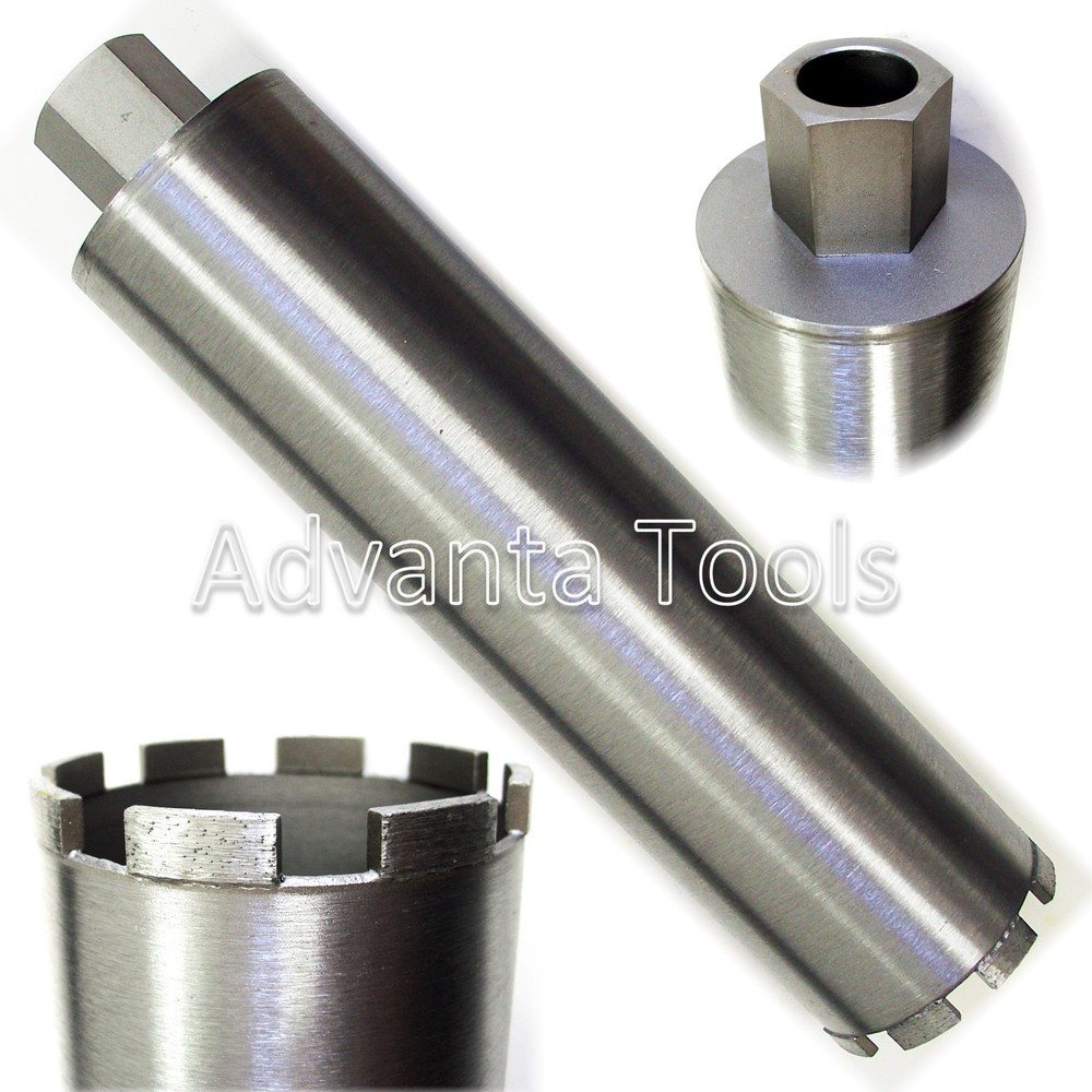4" Laser Welded Wet Diamond Core Drill Bit for Concrete 1-1/4"-7 Threads