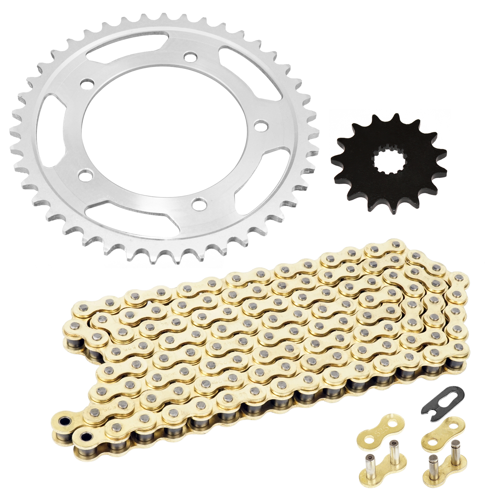 Drive Chain & Sprockets Kit For Suzuki GSX-R600 GSXR600 2006 2007 2008 2009 2010