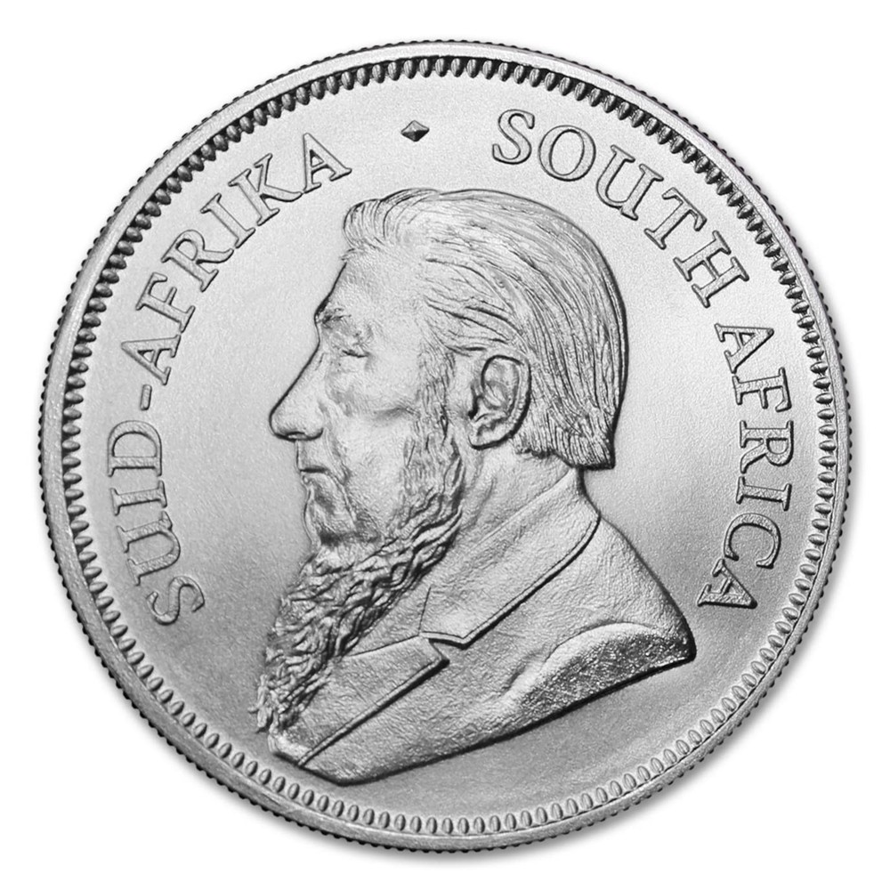 Random 1 oz Brilliant Uncirculated Silver Krugerrand - Certified Authentic