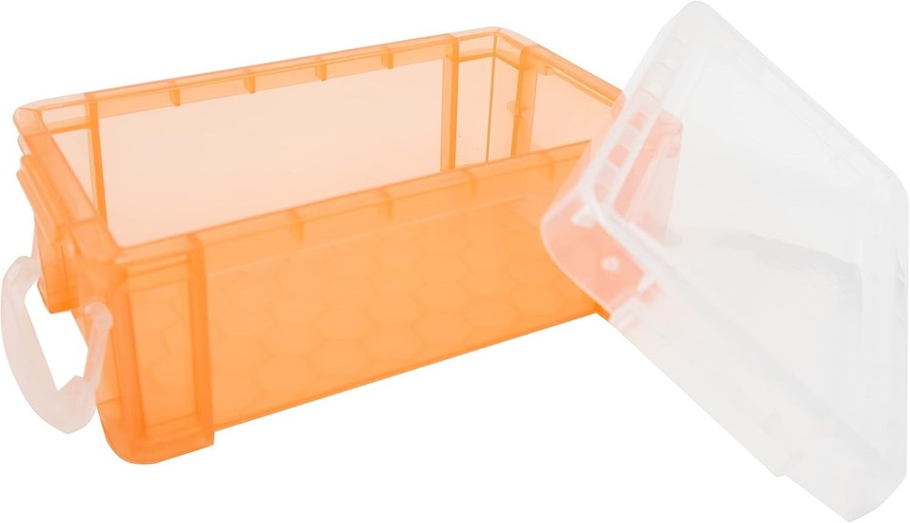 Small Plastic Box, 5" X 2.8" X 2" Stackable Mini Storage Box with Lid, Clear ...