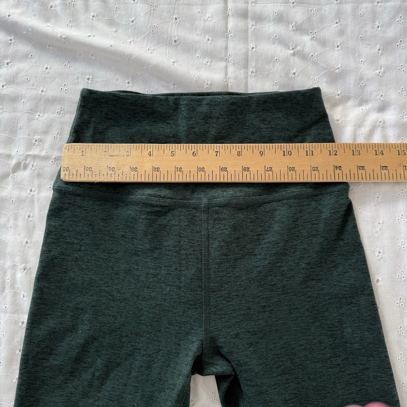 Beyond Yoga Green Heather Leggings Size M