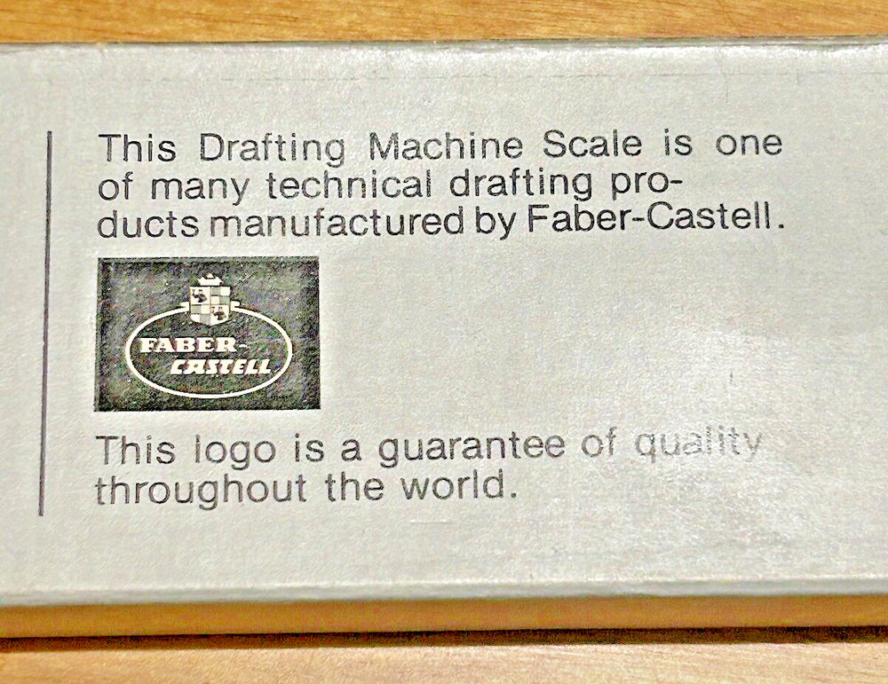 NORMAN WADE WP 26 / 12 inch Drafting Machine Scale, NEW