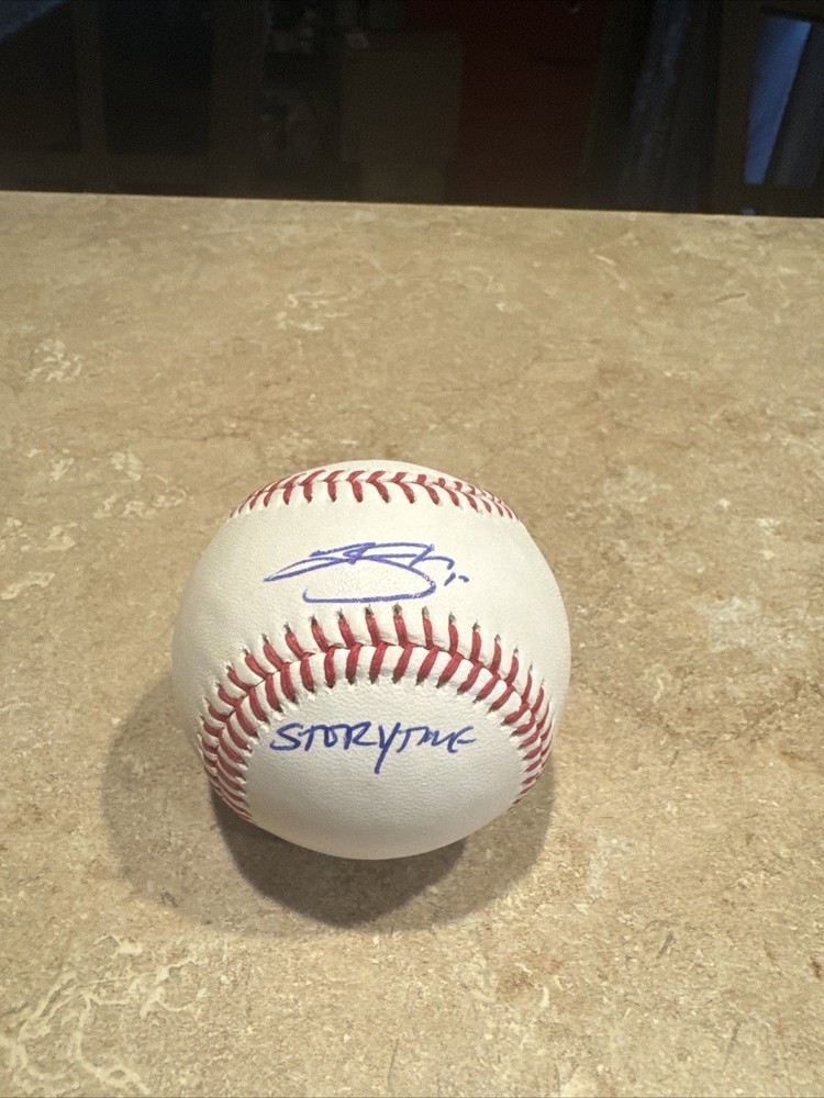 Trevor Story Signed Baseball
