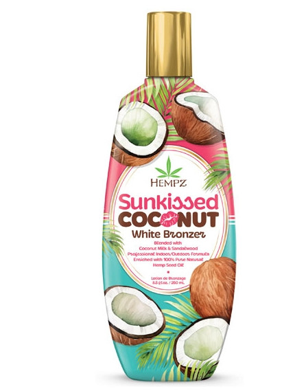 SUNKISSED COCONUT WHITE BRONZER 8.5OZ HEMPZ