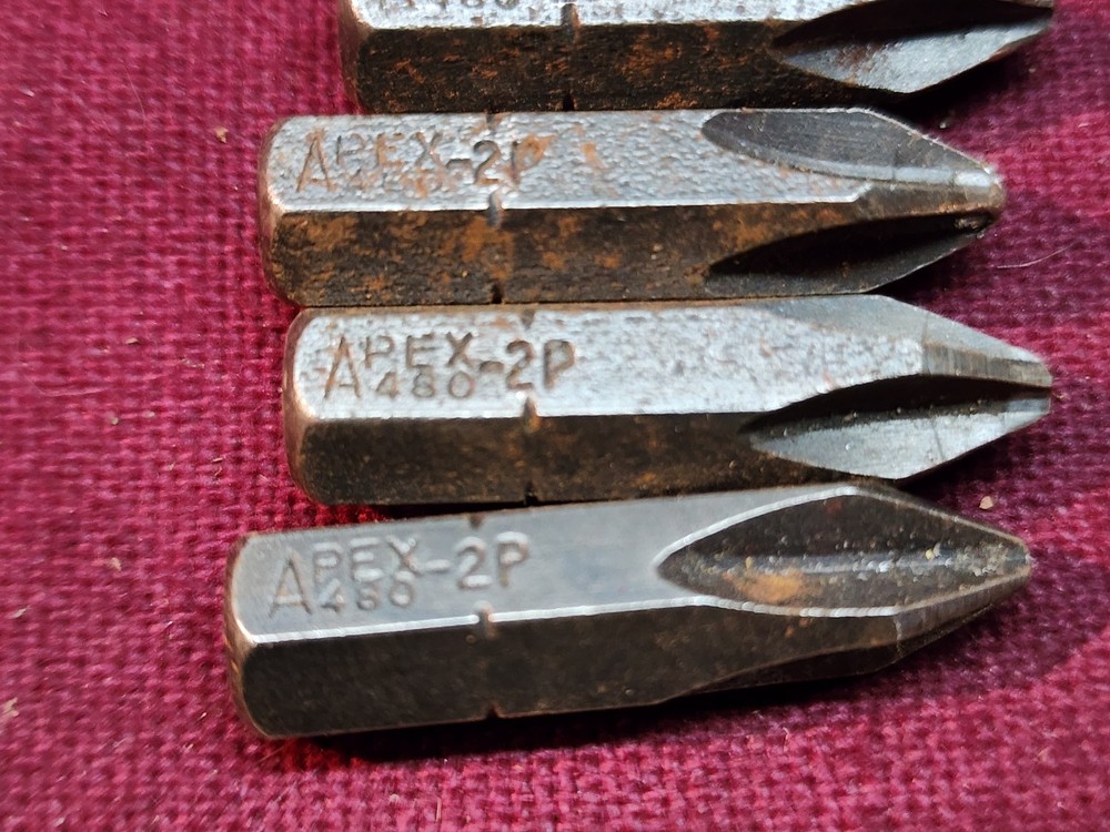 Apex 480-2P Hex Insert Bits Phillips #2 (10pcs)